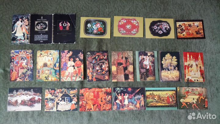 Набор открыток русские лаки,живопись,В.М. Васнецов