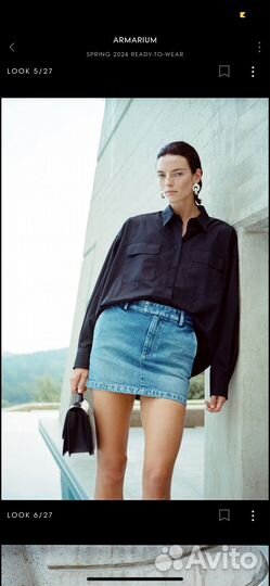 Юбка джинсовая классика