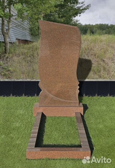 Гранитные памятники оптом, порода М-026 (красная)