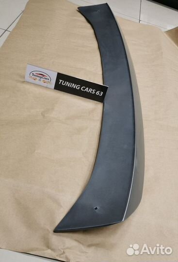 Лип спойлер крышки багажника - KIA Spectra Серебро