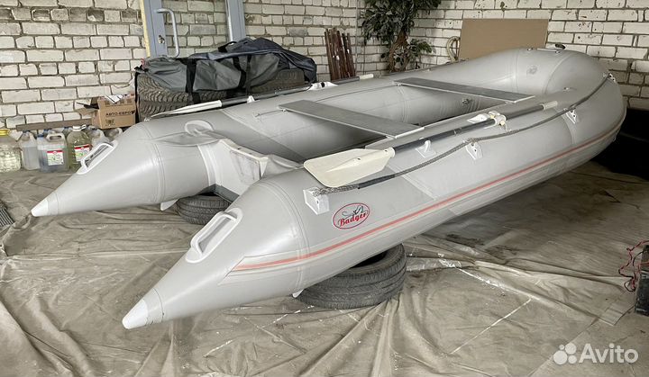 Badqer SL370 + Waterman 9.8 4тактный