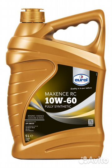 Eurol Maxence 10w60 (5л) Бесплатная замена