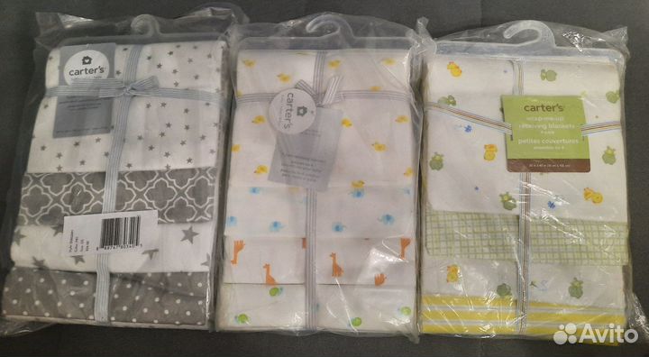 Новые пелёнки Carters, 76102 см