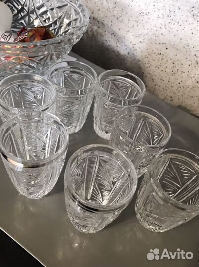 Хрустальные рюмки СССР