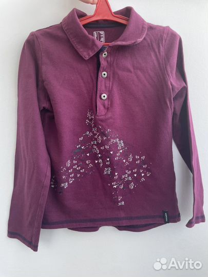 Поло с длинным рукавом детское