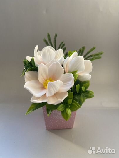 Букет из мыла. Подарок учителю