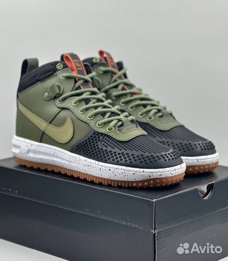 Теплые Nike Lunar Force 1 Duckboot Зеленые