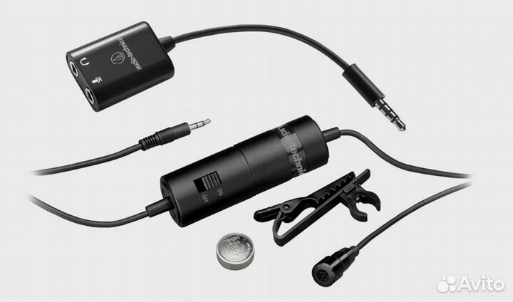 Петличный микрофон Audio-Technica ATR3350iS