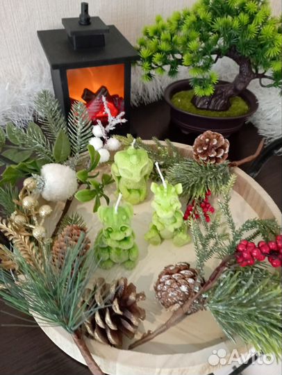 Ароматическая свеча ручной работы