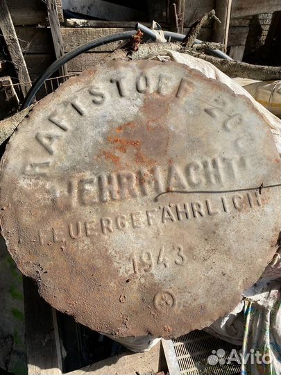 Немецкая крышка от бочки
