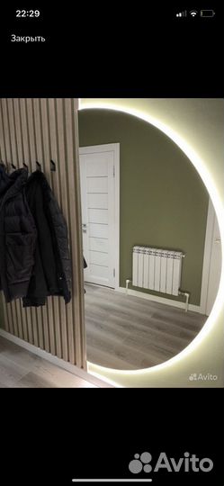 Зеркало с подсветкой в полный рост