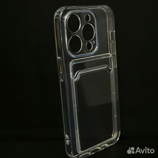 Чехол с кармашком для банковской карты