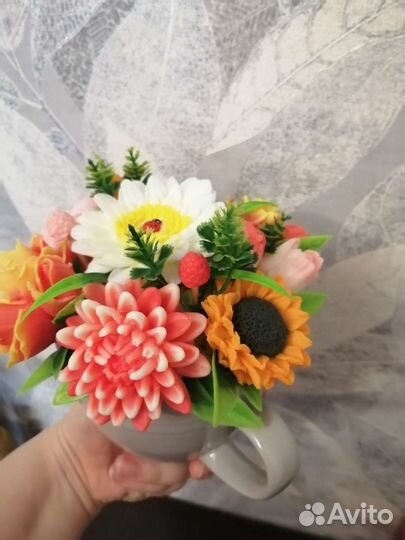 Букет из мыла