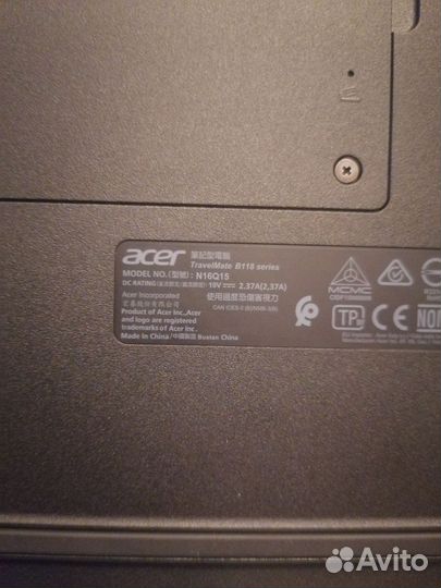 Acer travelmate b118