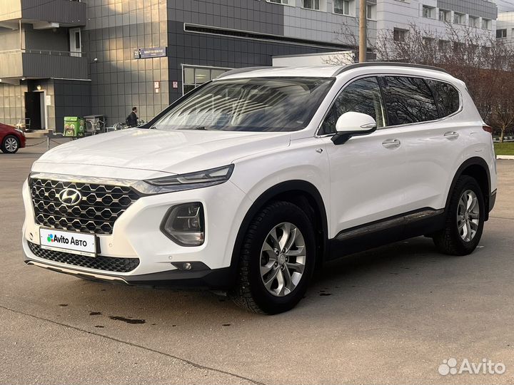 Hyundai Santa Fe 2.2 AT, 2019, 87 000 км