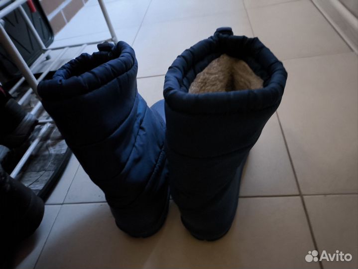 Дутики синие 40