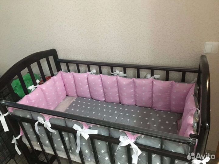 Бортики в детскую кроватку
