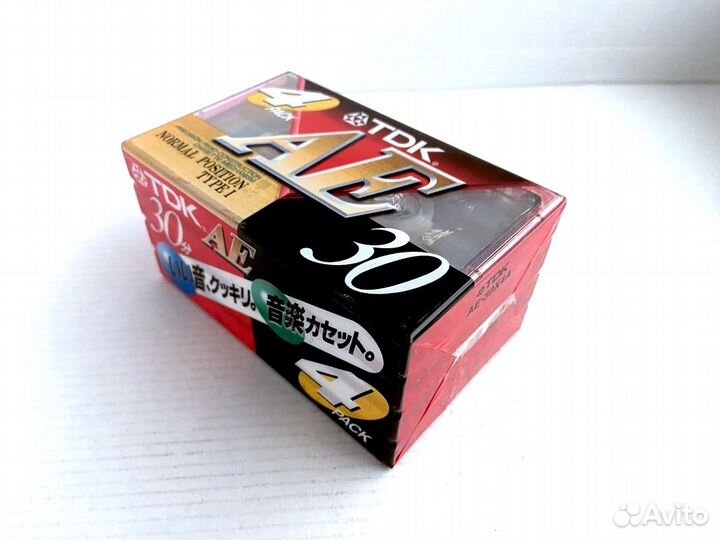 Набор 4 кассеты 4Pack TDK AE 30 - 1996 г