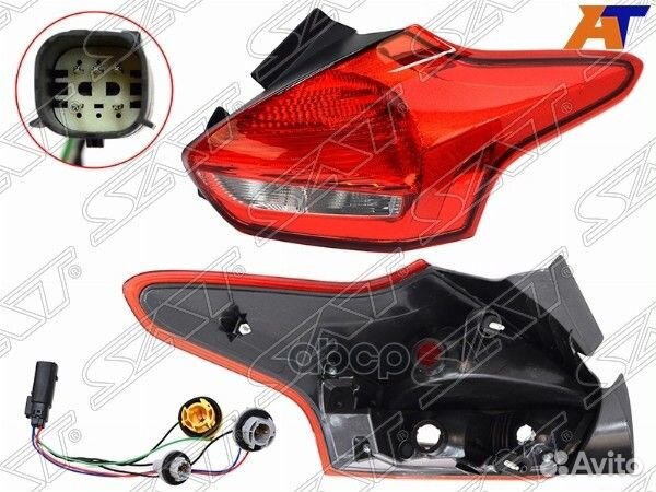 Фонарь задний ford focus III 15-19 RH HBK ST-43