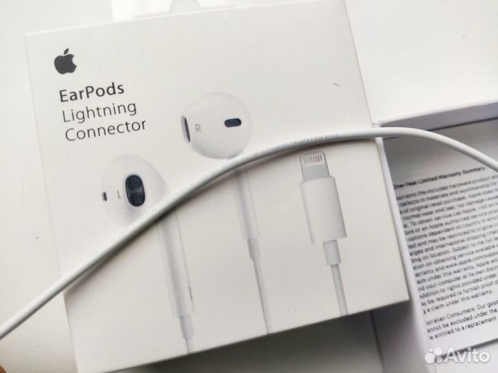 Наушники apple earpods lightning новые