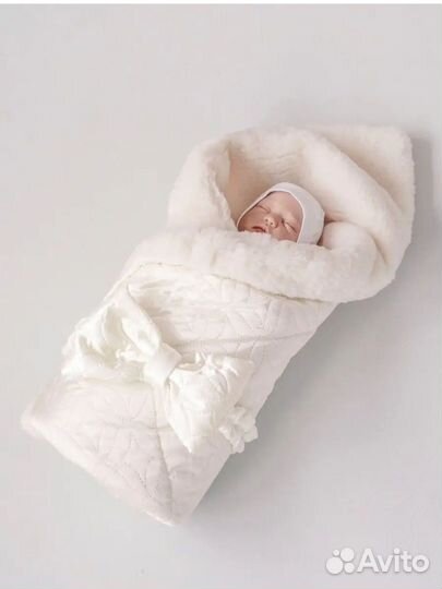 Конверт одеяло на выписку зима