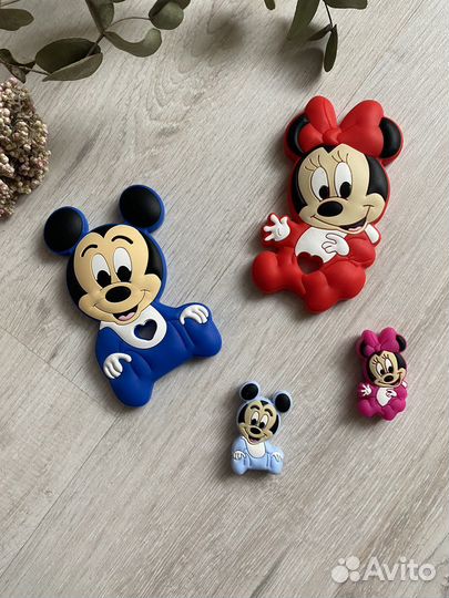 Прорезыватели силиконовые, держатель для соски