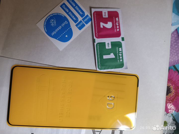 Защитное стекло 9d на редми нот9s и pro