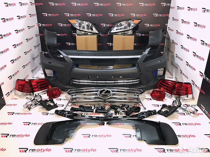 Рестайлинг Lexus LX570 c 07-12г в 12-15г GBT