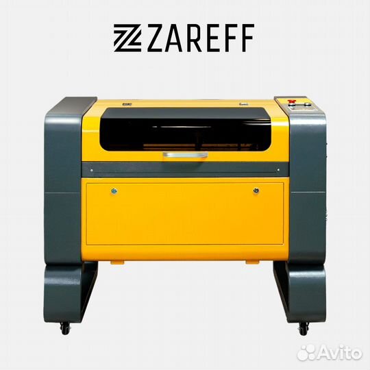 Лазерный станок Zareff Plus 600х400мм 60x40 80W