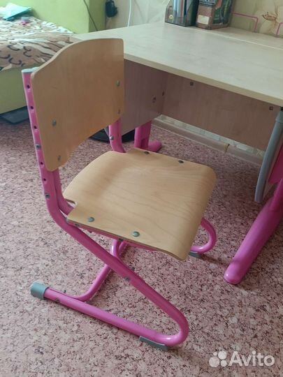 Растущая парта и стул Деми