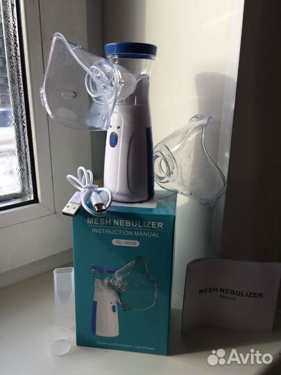 Ингалятор-небулайз(новый) 2в1м,взросл/детск. маски
