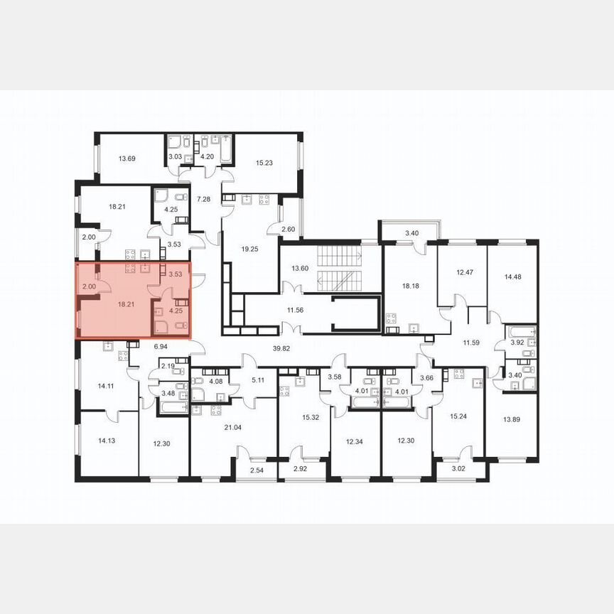 Квартира-студия, 27 м², 6/9 эт.