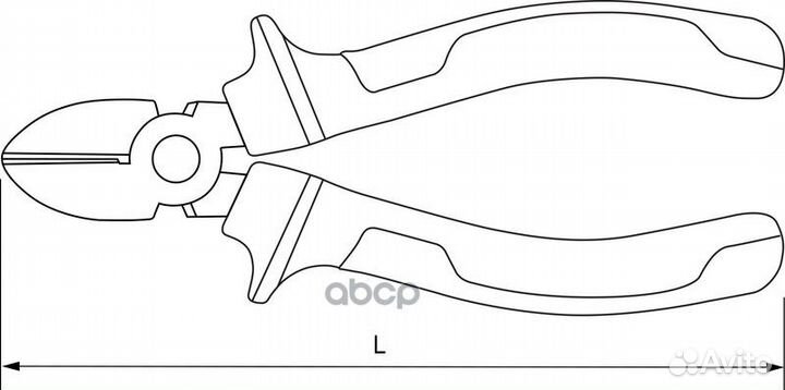 Бокорезы с двухкомпонентными рукоятками, 180 мм