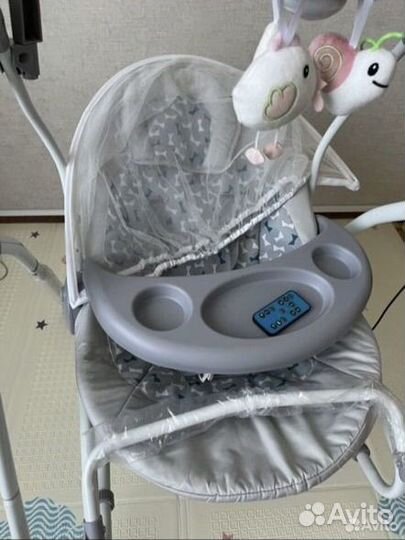 Детские электронные качели для новорожденных