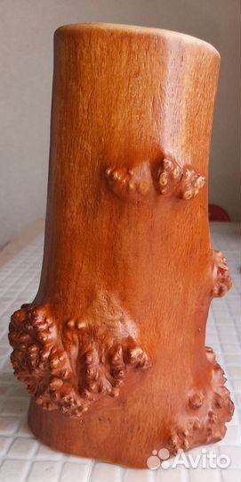 Деревяная ваза, 25 см