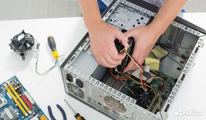 Чистка и овслуживание пк