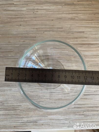 Аквариум для рыб 2 литра, стеклянная ваза, бокал