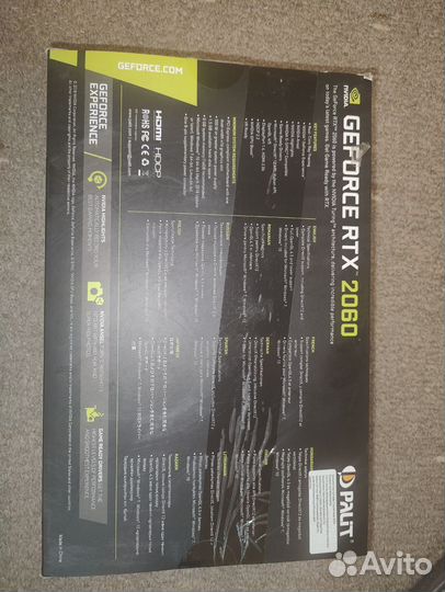 Видеокарта palit rtx 2060