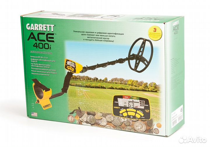 Металлоискатель грунтовой garrett ACE 400i