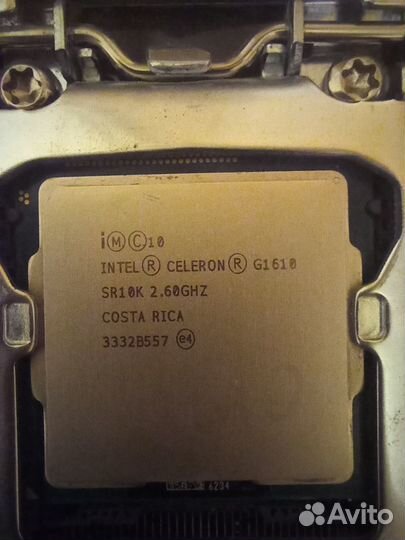 Процессор Intel Celeron G1610 LGA1155 2 x 2600 мгц