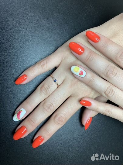 Маникюр гель лак сложные руки