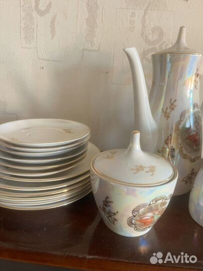 Чайно кофейный сервиз Oskar Schelegelmilch ГДР