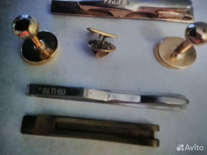 Зажимы для галстука винтаж,запонки,значек