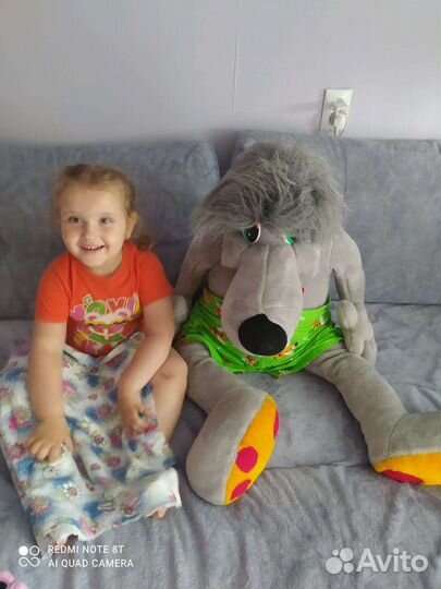 Мягкая игрушка волк