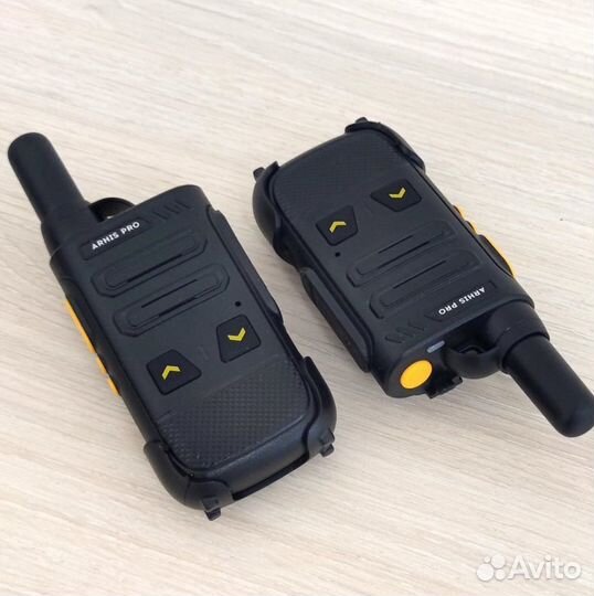 Легкая рация с наушником, комплект 2 штуки