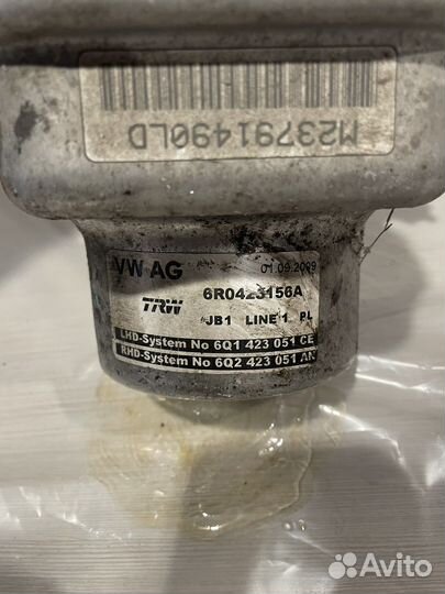 Насос Эгур Skoda Fabia 2 (дефект 1-го разъема )