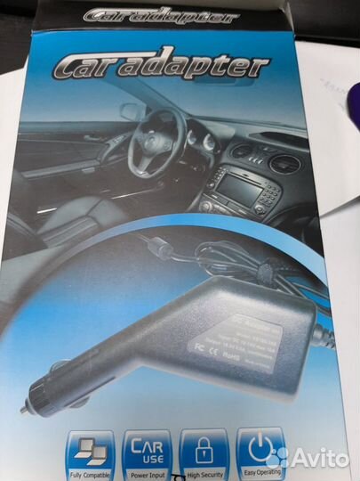 Автомобильный адаптер для ноутбука 19v 2.1a 5.5mm