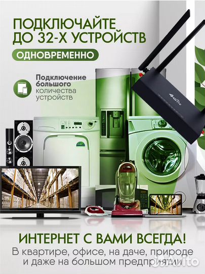 Роутер с сим картой 4g модем с выносной антенной