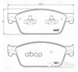 Колодки торм. для а/м VW Transporter T5 (03) д