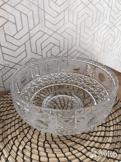 Ваза хрустальная СССР